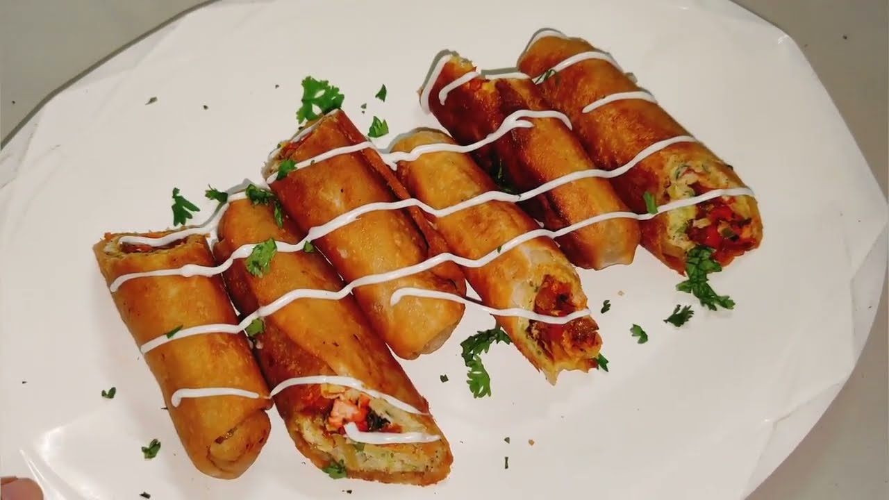 Iftar special chicken egg roll recipe by Zaika with kitchen