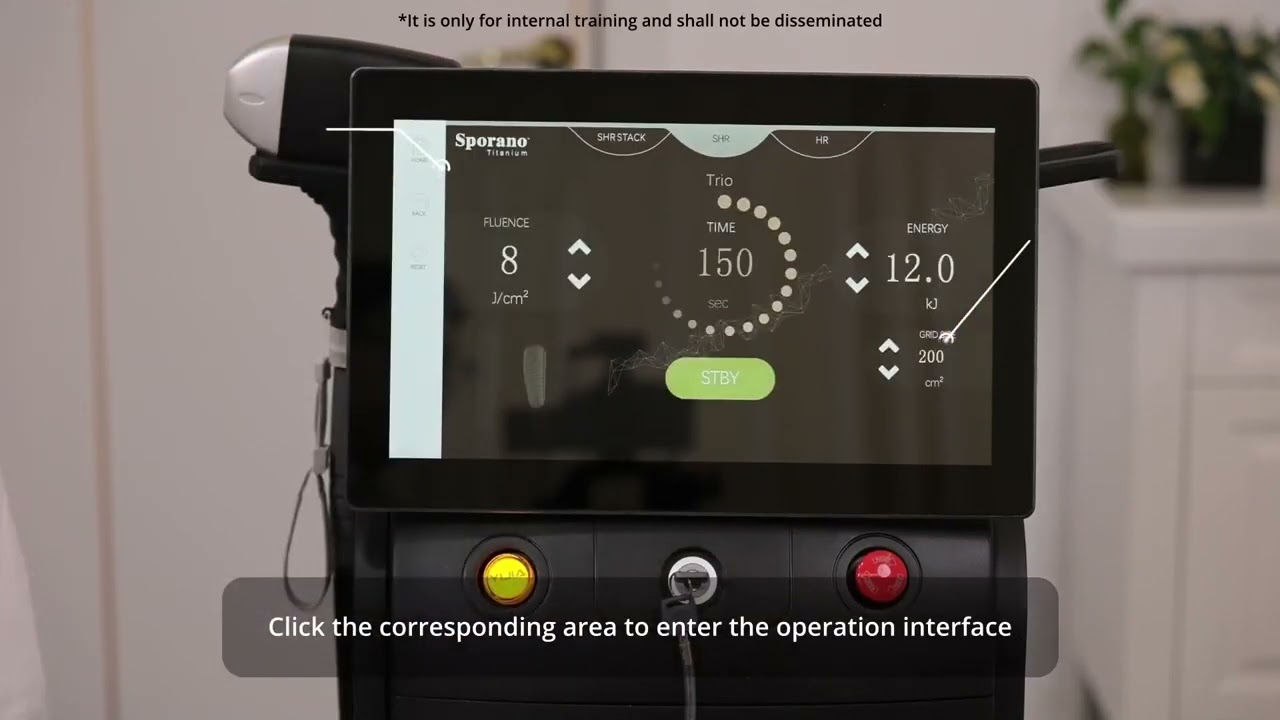 Soprano titanium platnium laser Training