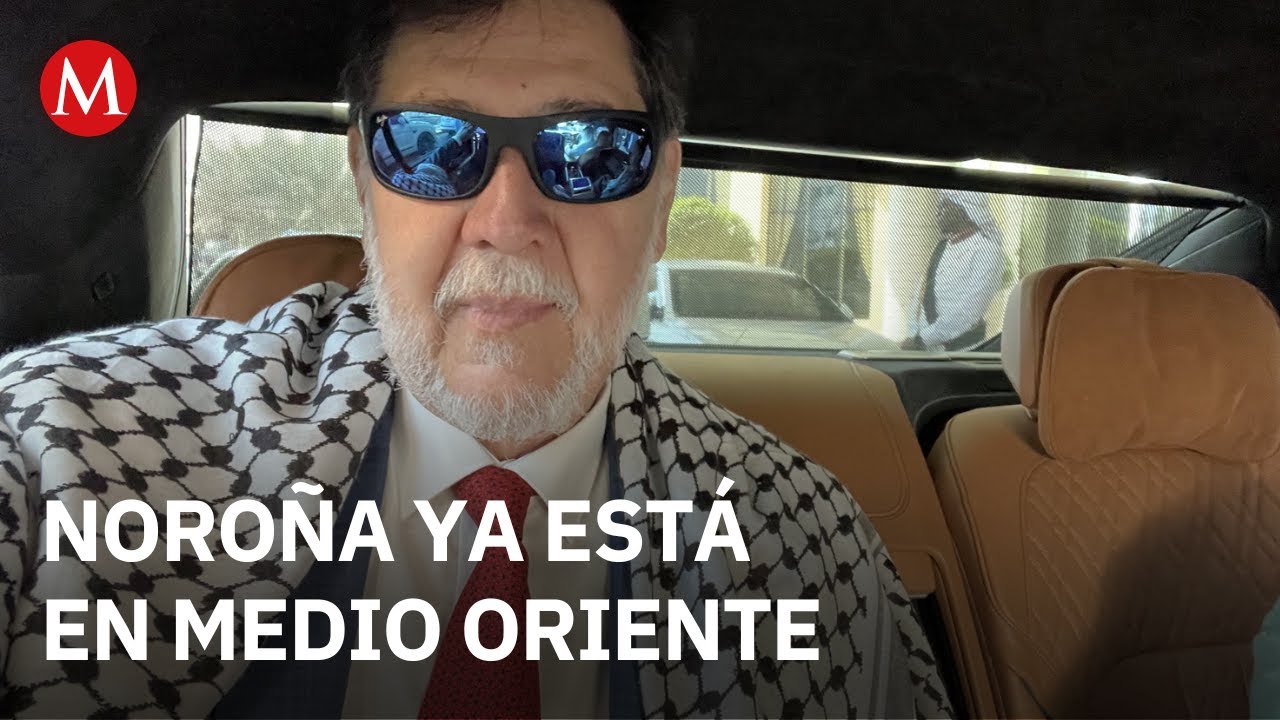 Fernández Noroña comparte imágenes y mensaje sobre su gira por Palestina