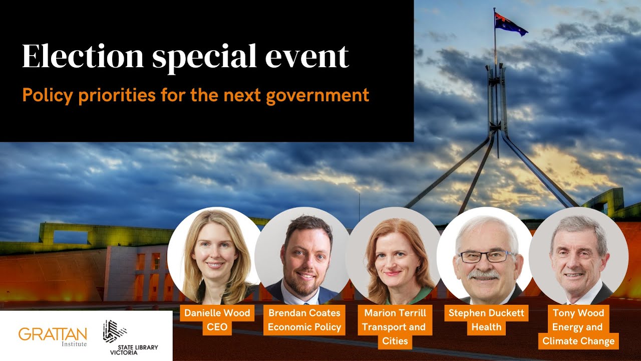 Policy priorities for the next government - Event recording