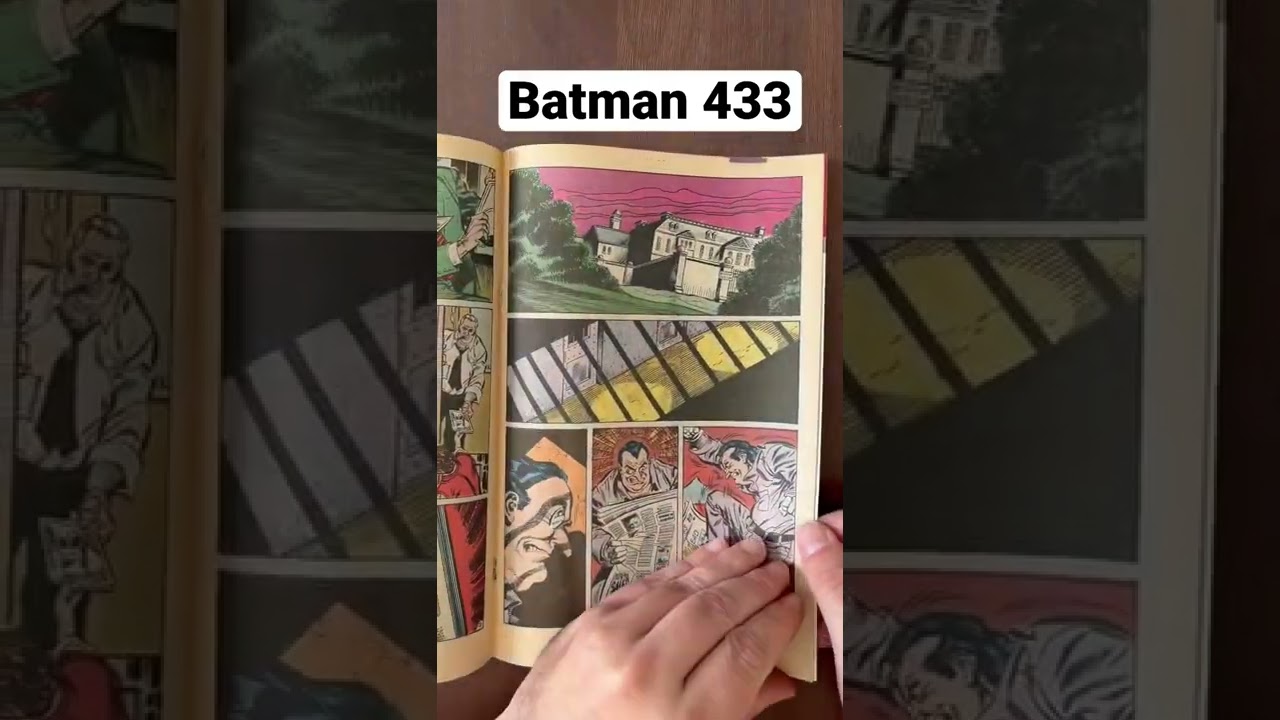 Batman 433 flip-through | Classic Comic Reviews | Jim Aparo #shorts #shortsclip #reels