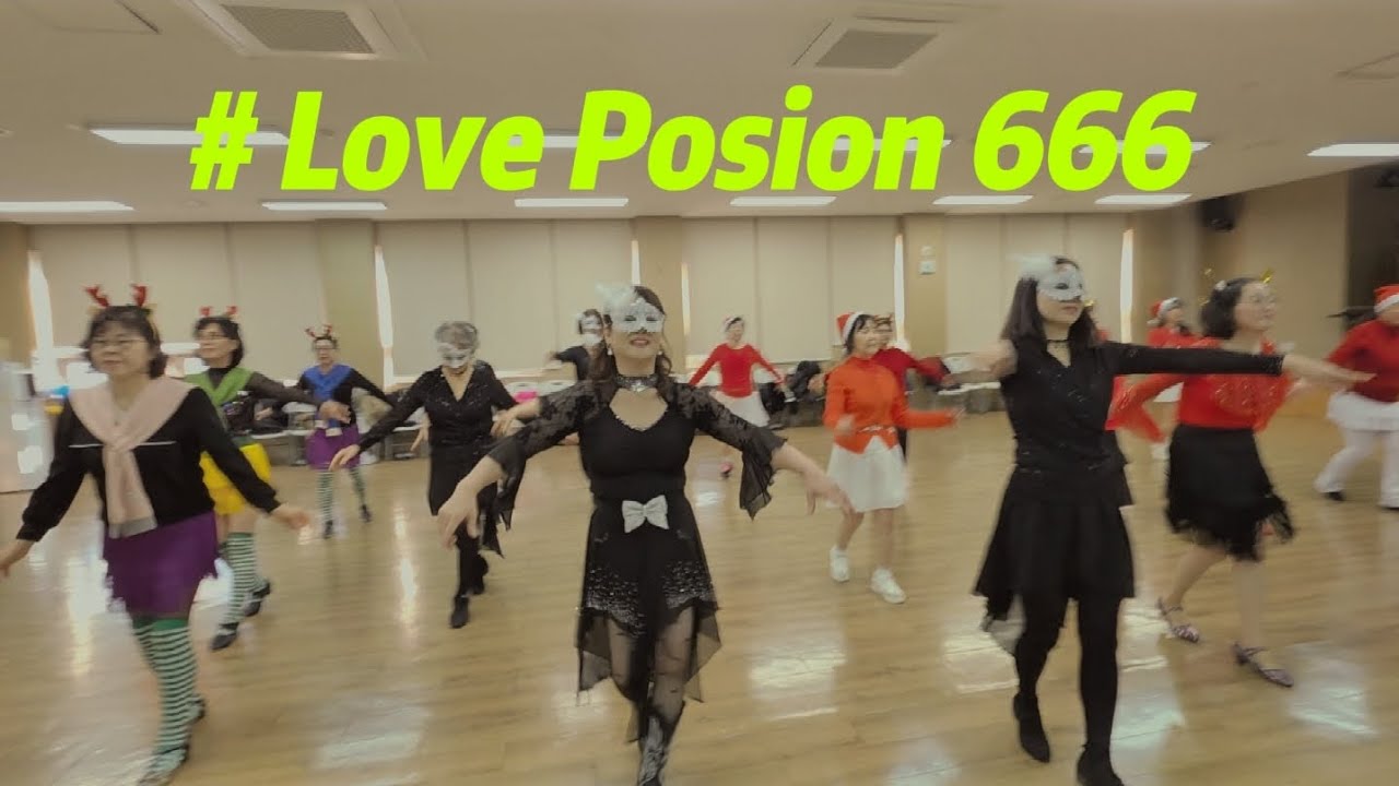 러브포션666라인댄스/연말파티 분위기 즐겨봅니다.💕🎄🧡🤶감사합니다🧡🥰💃