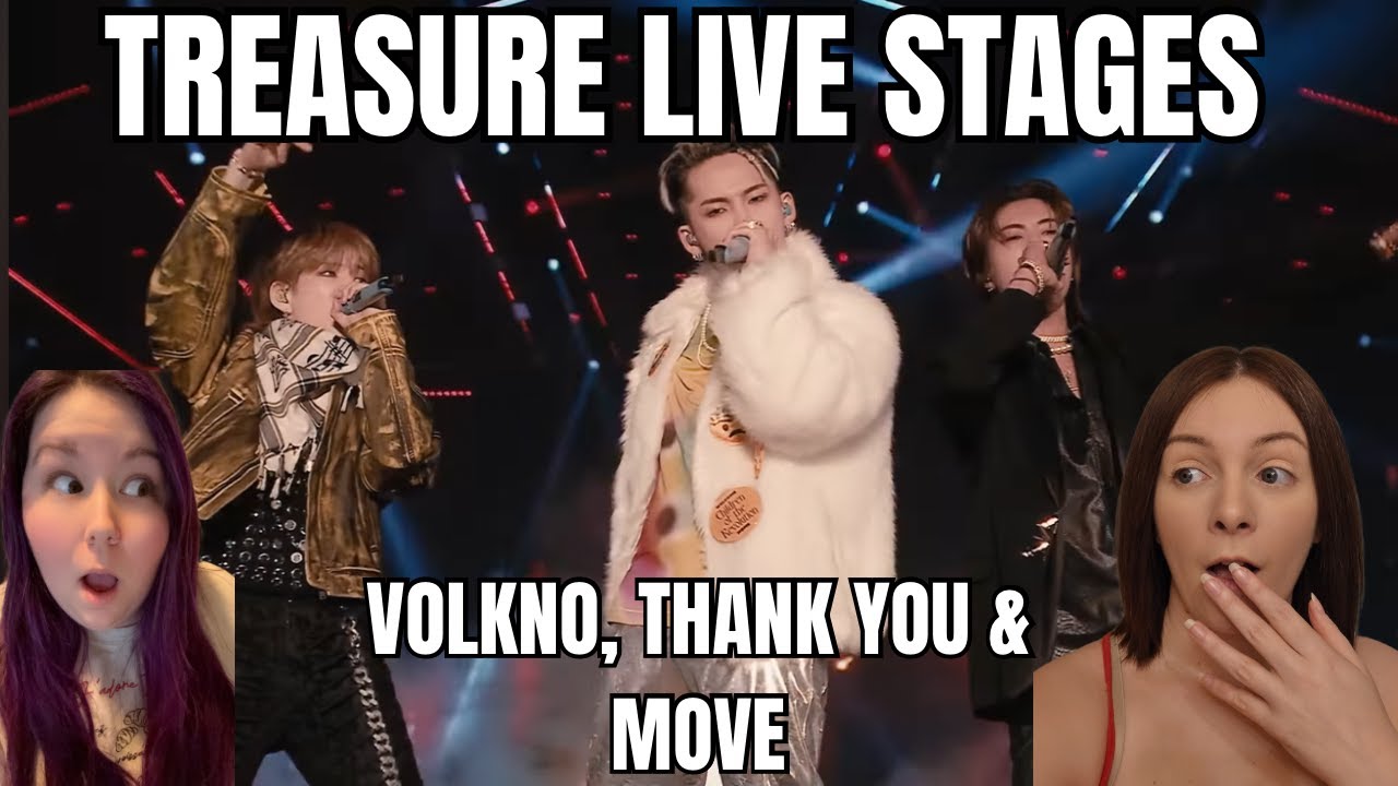 REACTING TO TREASURE LIVE PERFORMANCES | 'THANK YOU' 'VOLKNO' & 'MOVE'