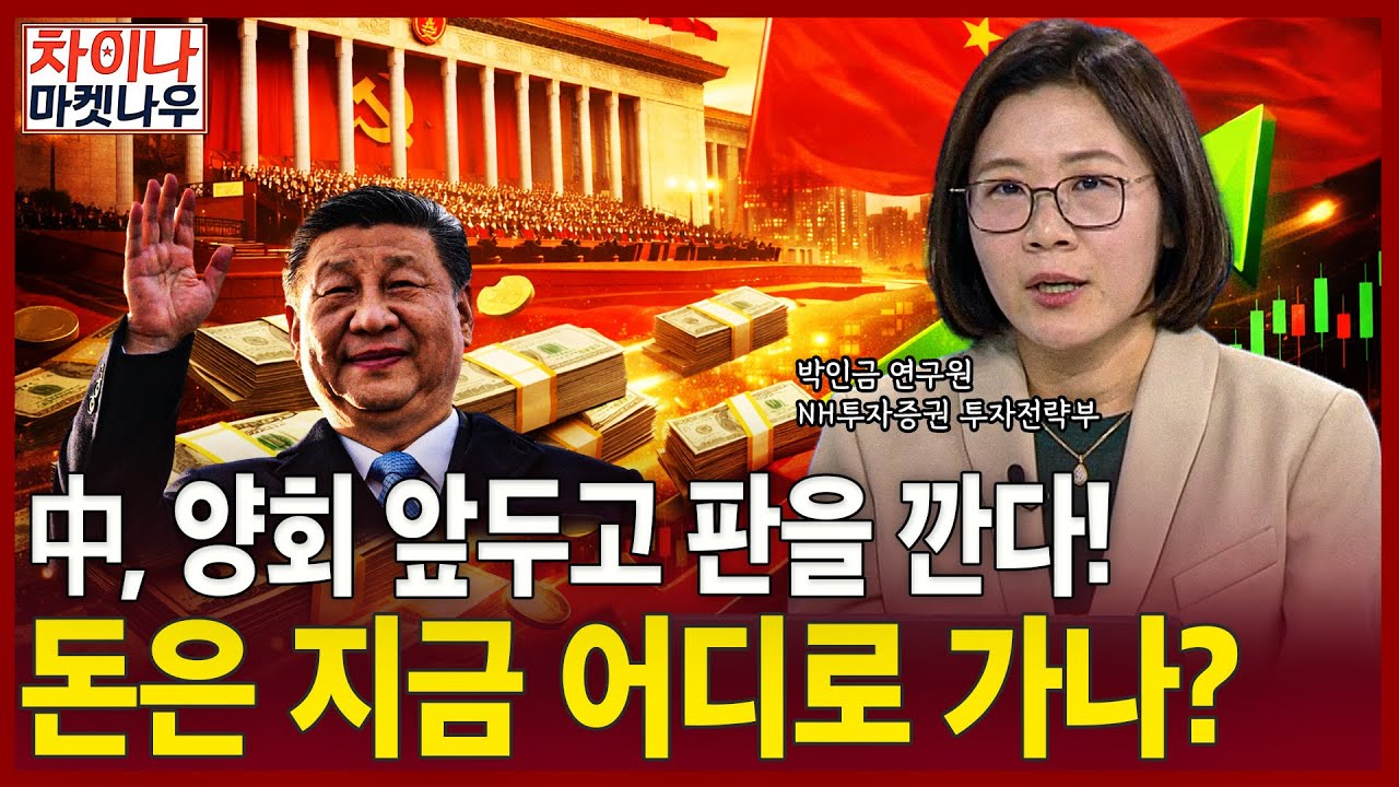 중국, 양회 앞두고 판을 깐다!…돈은 지금 어디로 가나?ㅣ박인금 NH투자증권 연구원ㅣ차이나마켓나우