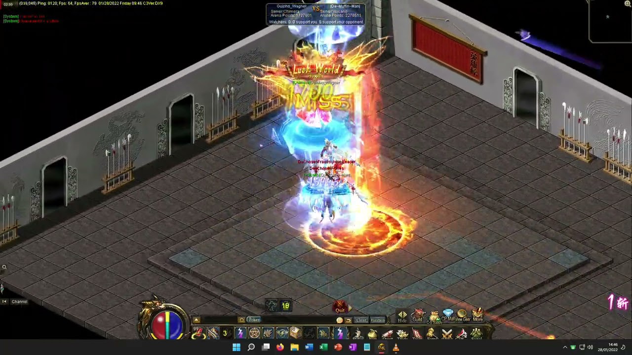 Da~Muffin~Man(Ninja) Vs Guinho_Wagner(Fire Taoist) - Conquer Online