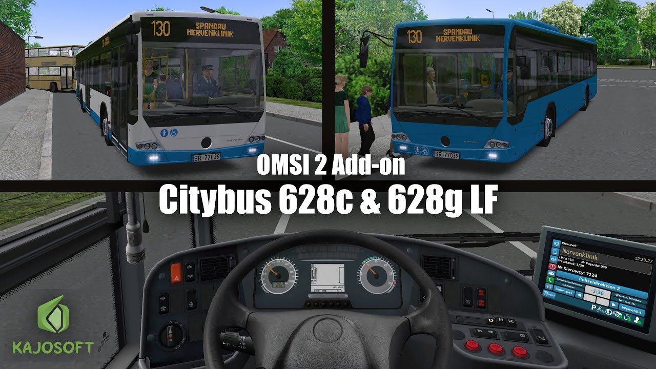 CItybus 628c & 628g LF OMSI 2 - solo e6 versions