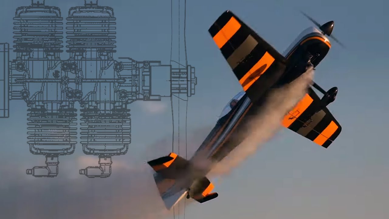 Pure 4-Cylinder Sound! | 35% CARF Sukhoi SU-31 by Kris Werner