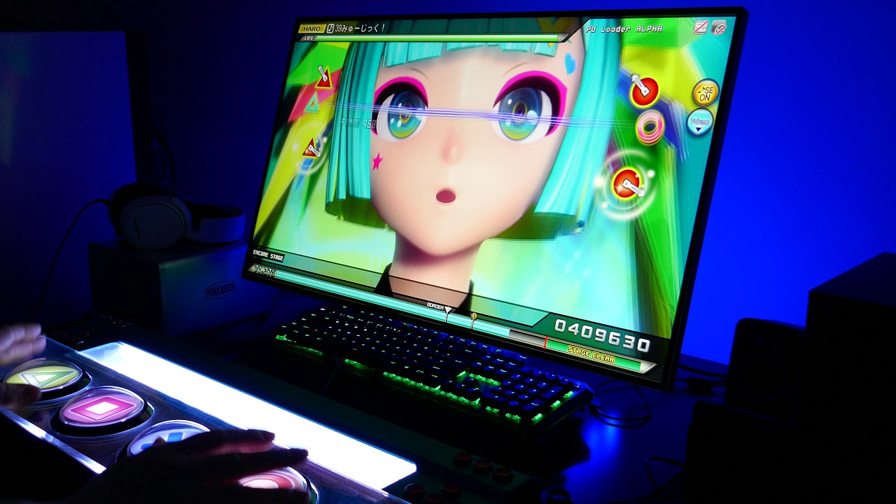 Hatsune Miku - Project Diva FT Arcade PC Gameplay - (4K - IPS - G-Sync) "39 Music!" (Hard)