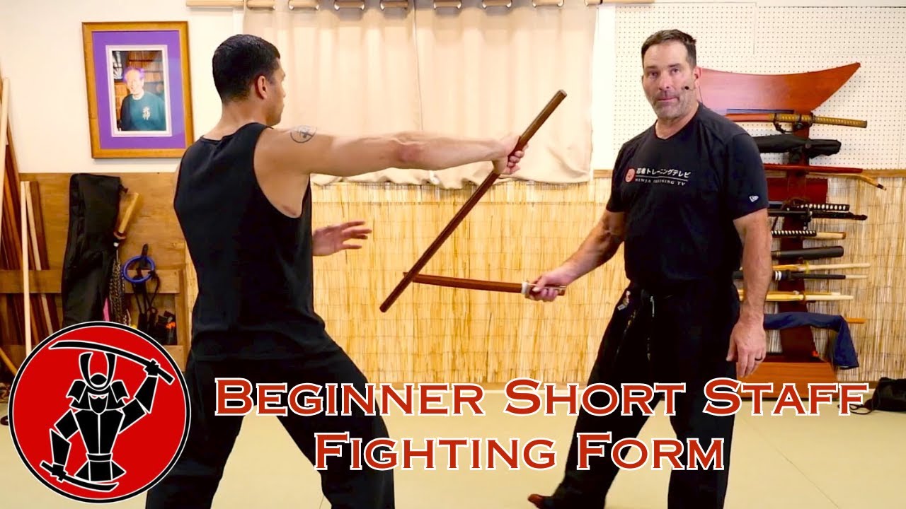 Short Staff Beginner Fighting Form , Katate Uchi, Kukishinden Ryu