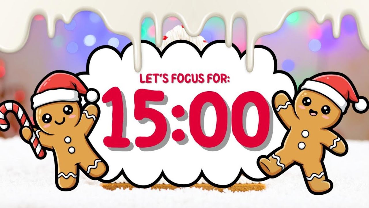 A Jazzy 15 Minute Gingerbread Timer for Classrooms 🍪