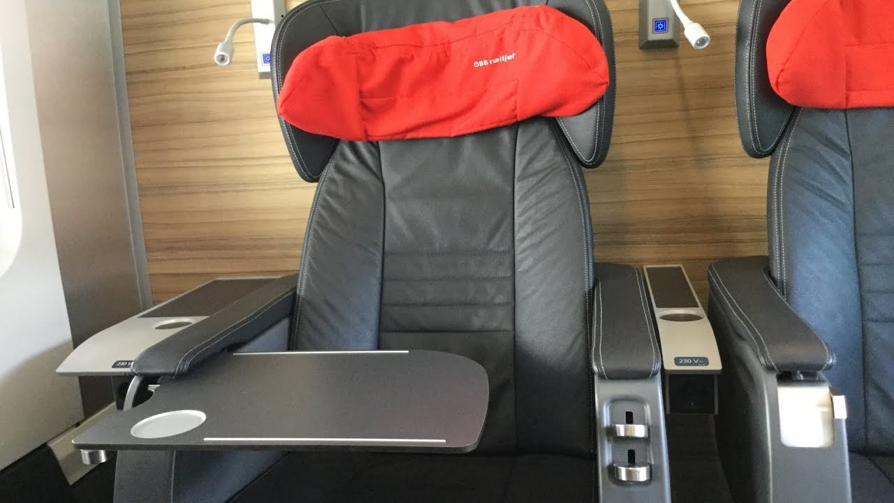 ÖBB Railjet Business Class: Vorstellung und Mitfahrt Graz Wien über Semmeringbahn Südbahn ÖBB Lounge