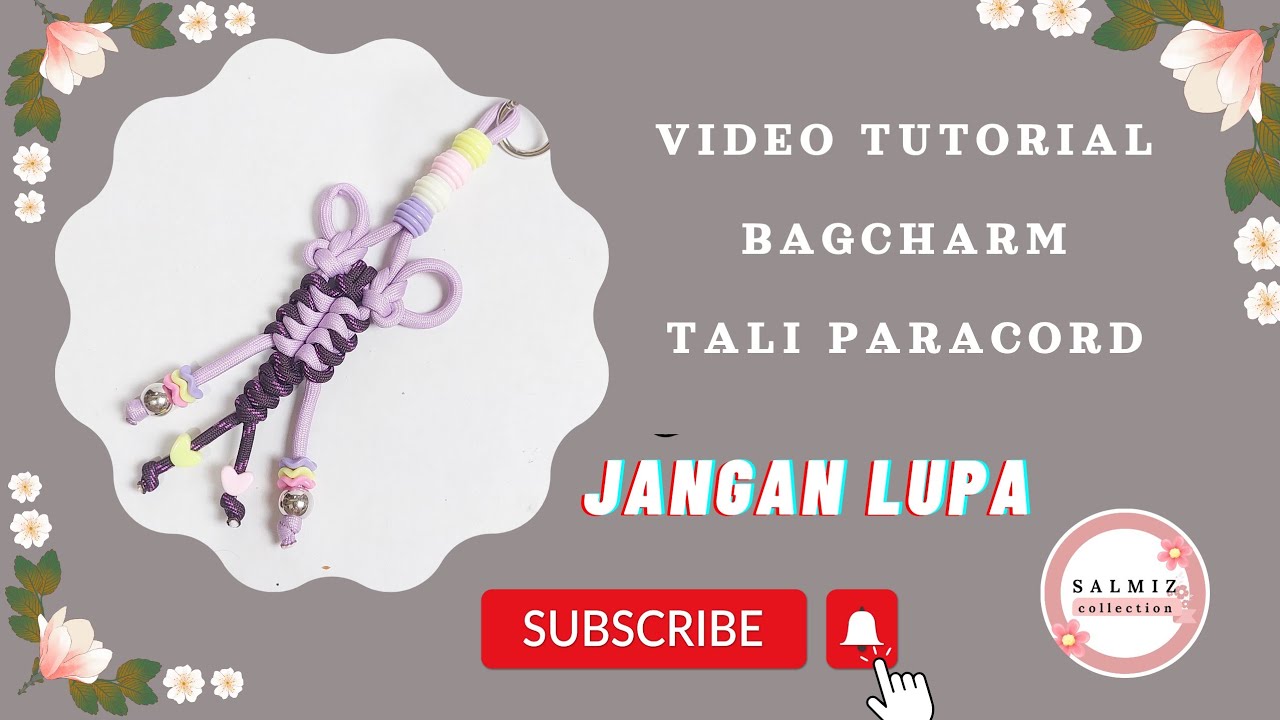 Tutorial Tali paracord simpul kupu-kupu dan snake knot 