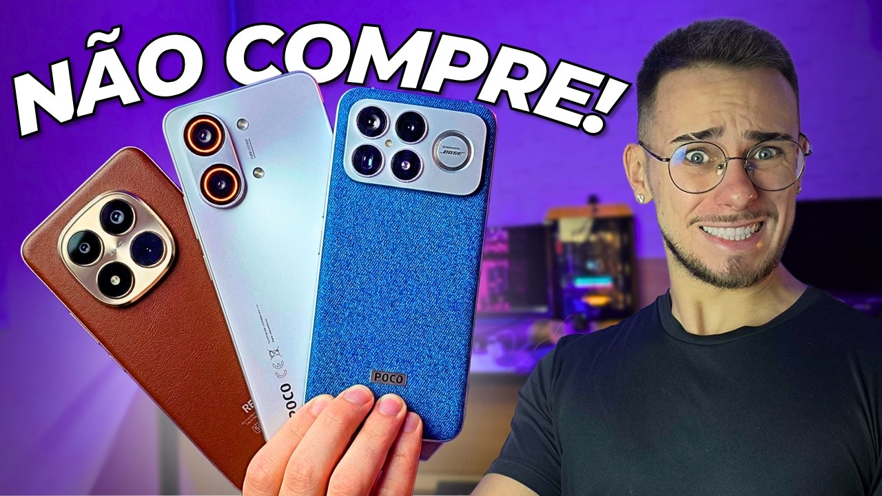 TOP 7 MELHORES Xiaomis BOM e BARATO em 2026! (RODA TODOS JOGOS)