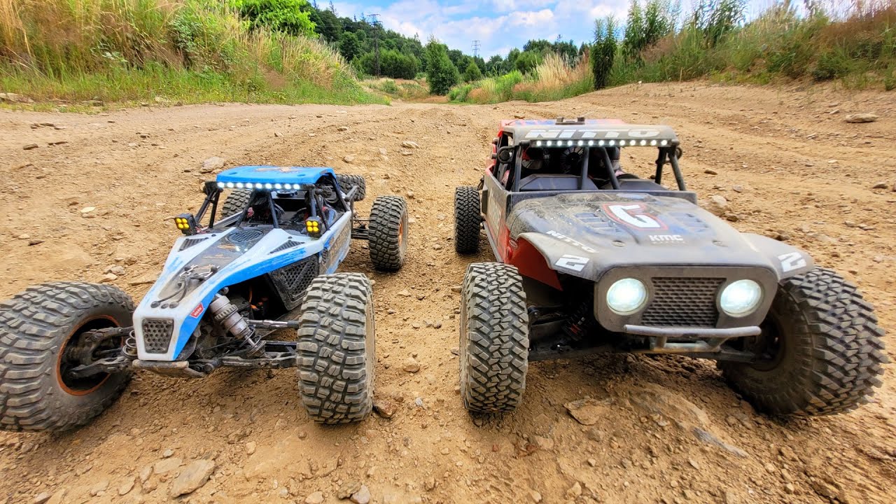 Welcher Rock Racer schlägt sich BESSER im GELÄNDE? - Losi Hammer Rey vs Losi Lasernut!