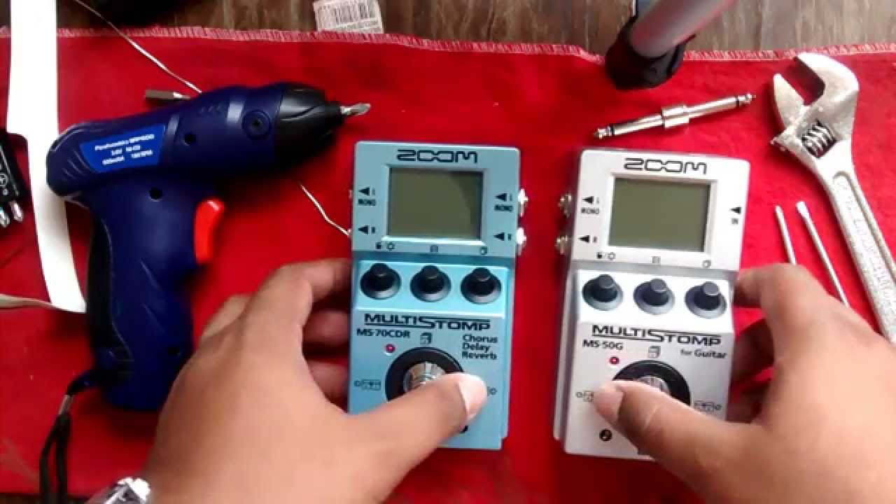 Mod Zoom Ms-70CDR Footswitch com Patch/Preset & Scroll