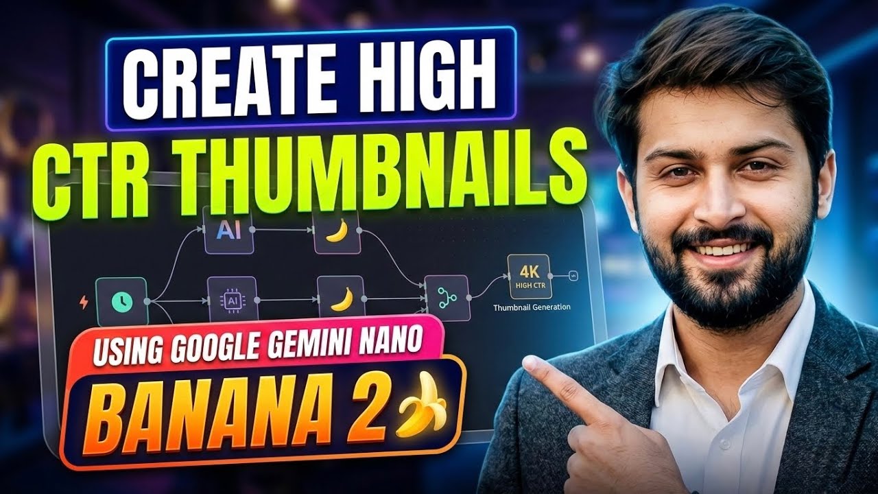 How to Create High CTR YouTube Thumbnails Using Google Gemini Nano Banana 2