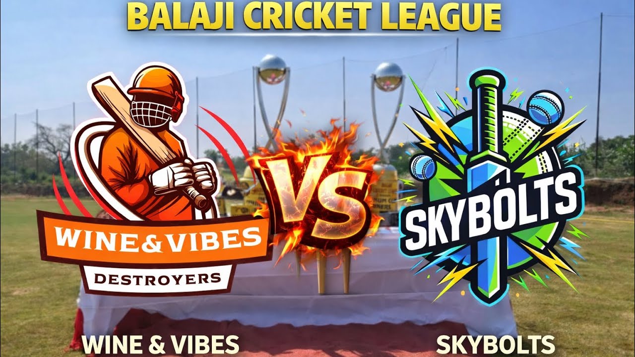BALAJI CRICKET LEAGUE SEASON-2 || WINE & VIBES VS SKYBOLTS