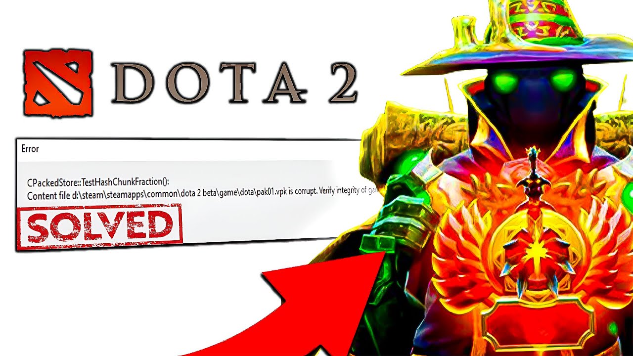 Fix Dota 2 PAK01.VPK Corrupt Error - Full Tutorial
