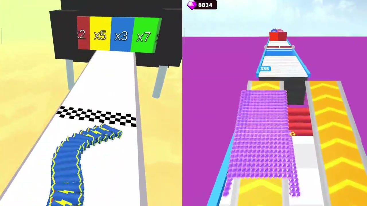 Battery Run VS Canvas Run 🔥 Max Level SpeedRun Gameplay (Android,iOS) NEW UPDATE Ep 771