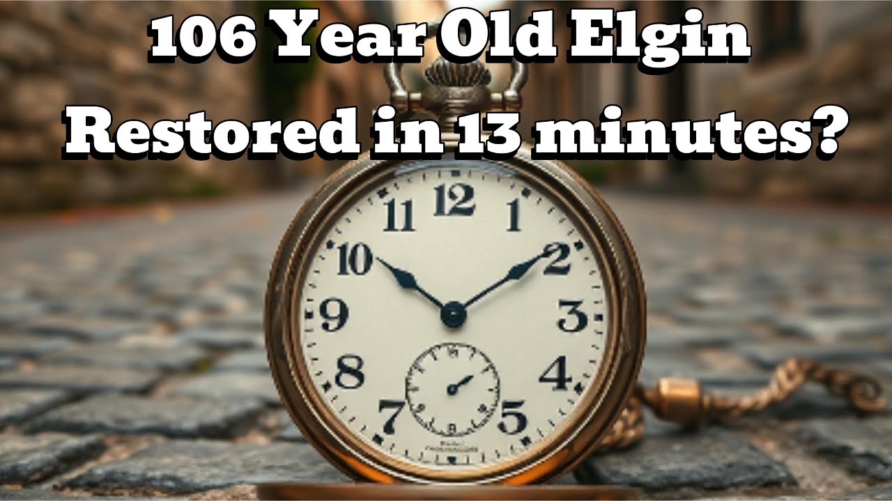 13 Minutes of Pure Watch Restoration Perfection  #elgin