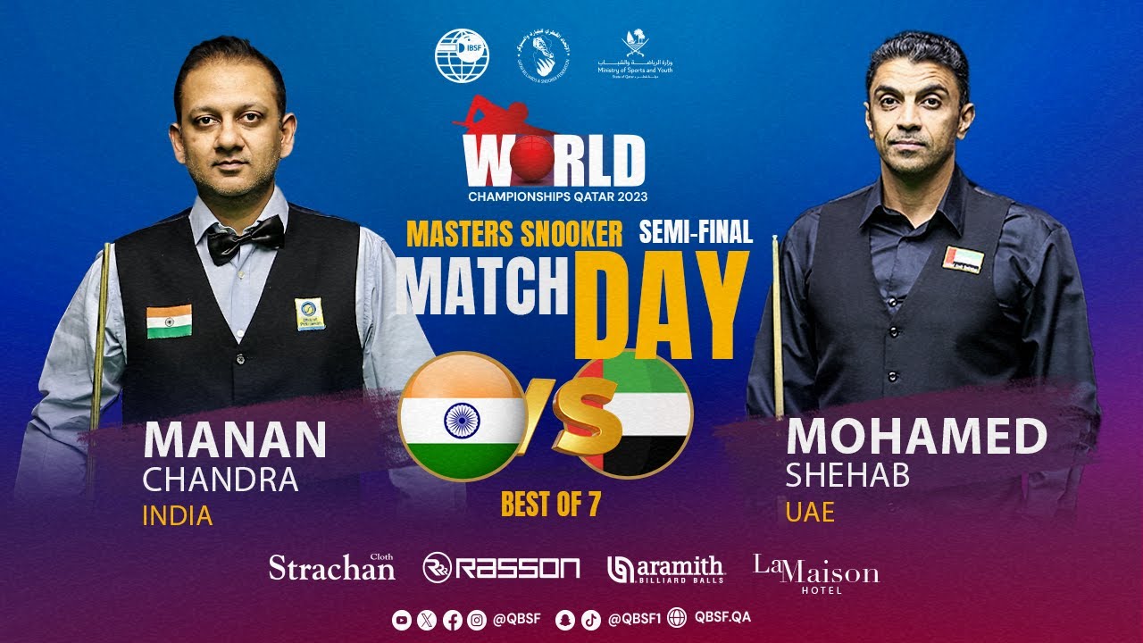 IBSF WORLD SNOOKER CHAMPIONSHIPS QATAR 2023  l  MASTERS SEMI-FINAL