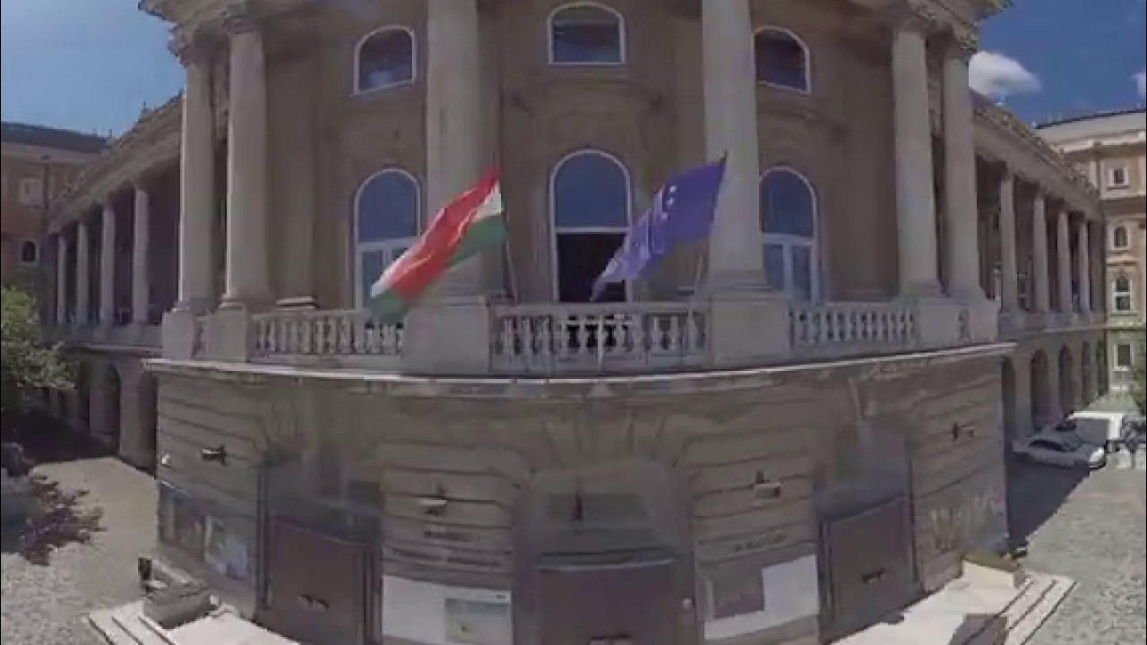 VR videó a Budavári Palota kupolájából // VR video from the Buda Castle dome