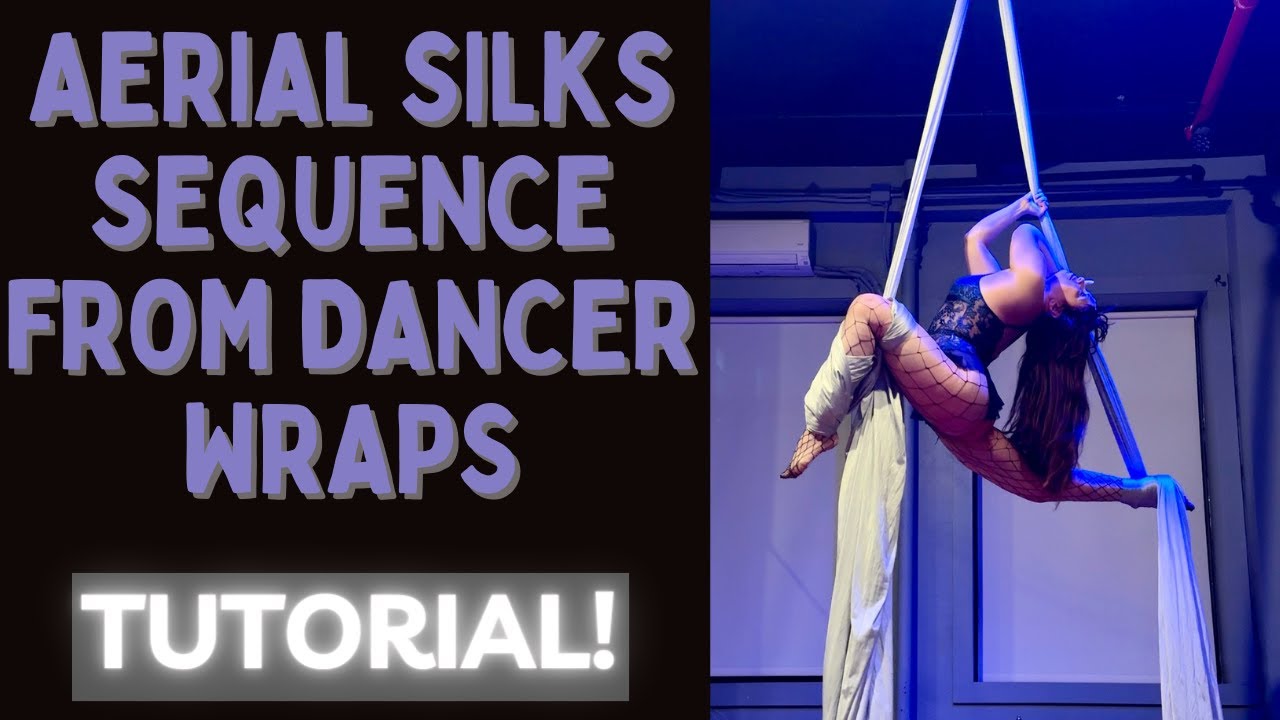 Последовательность движений на воздушных полотнах из программы Dancer Wraps