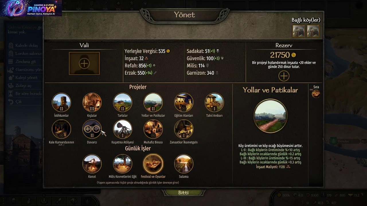 krallık mı ticaret mi M&B BANNERLORD