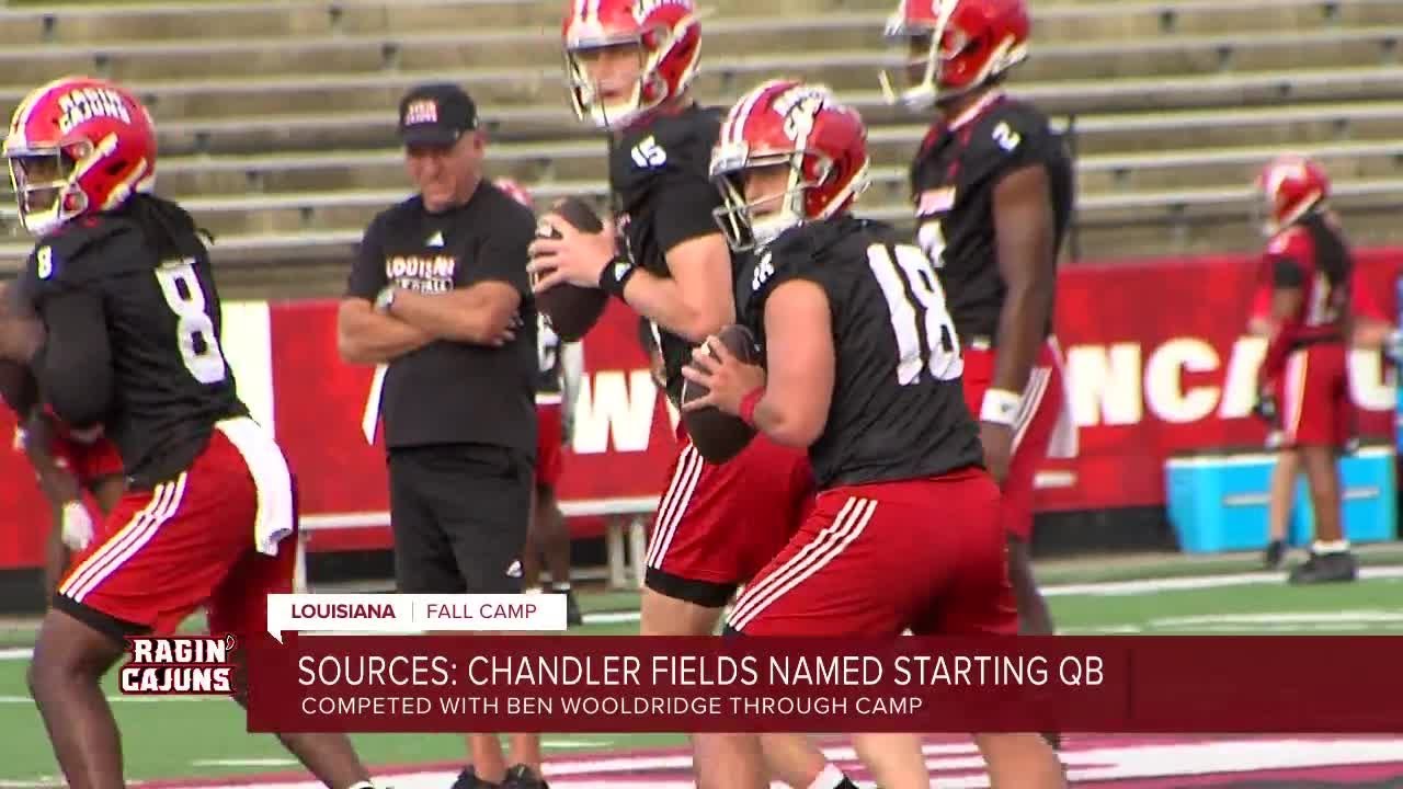 Chandler Fields named starter for Cajuns