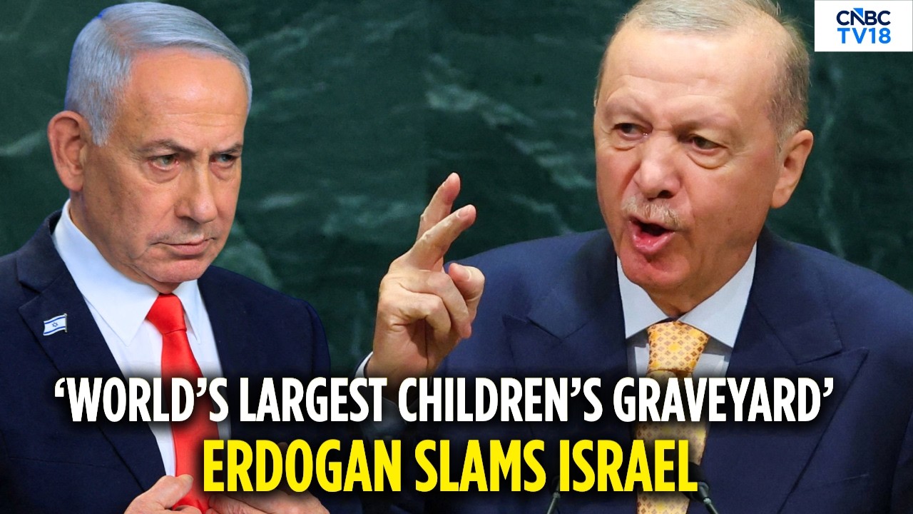 Turkish President Erdogan Urges Pressure On Israel, Calls for Gaza Reconstruction At UNGA | N18G