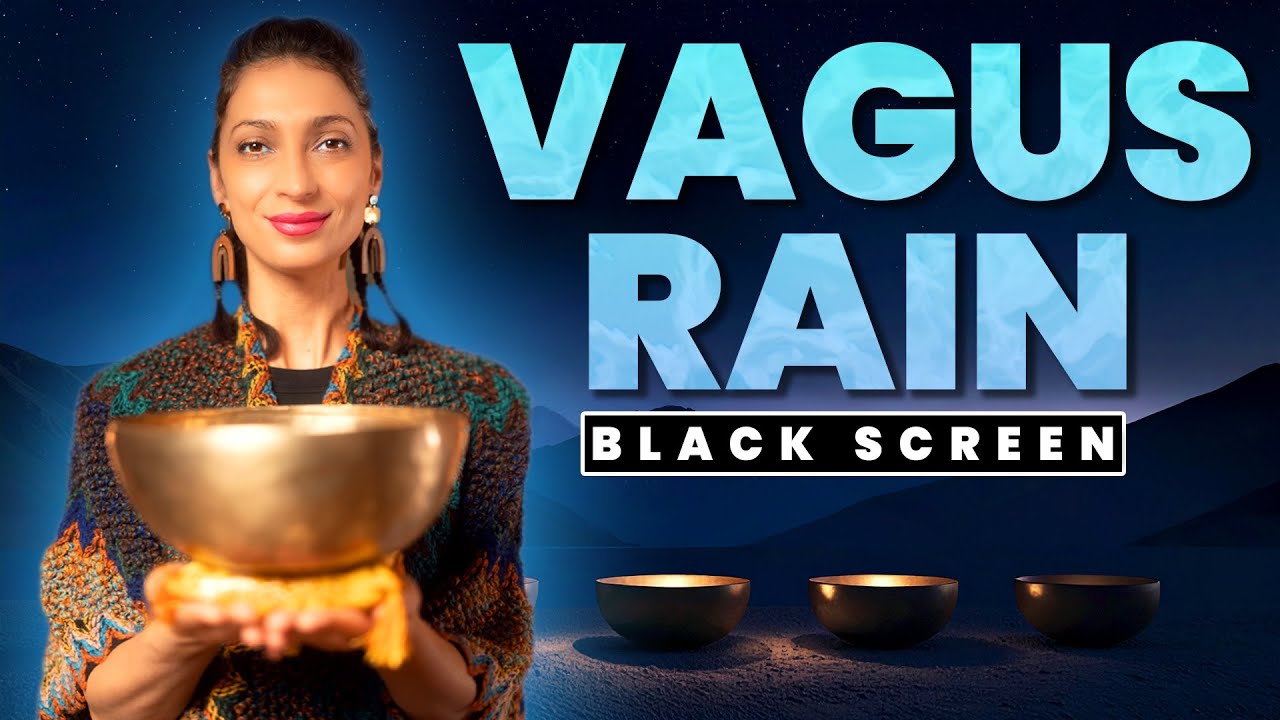 Soothing Vagus Nerve Rain | Cortisol Flushing Noise Frequency | Sleep, Focus & Tinnitus Relief