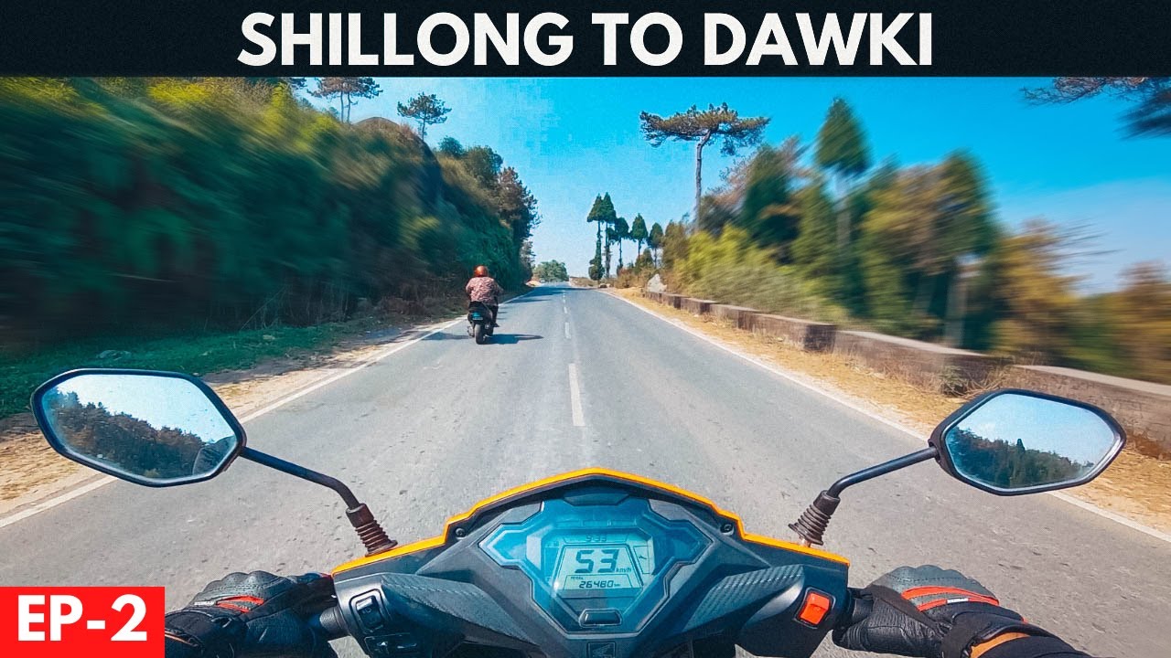 Shillong to Dawki River by Bike | Mawlynnong Village | Meghalaya Trip by Bike