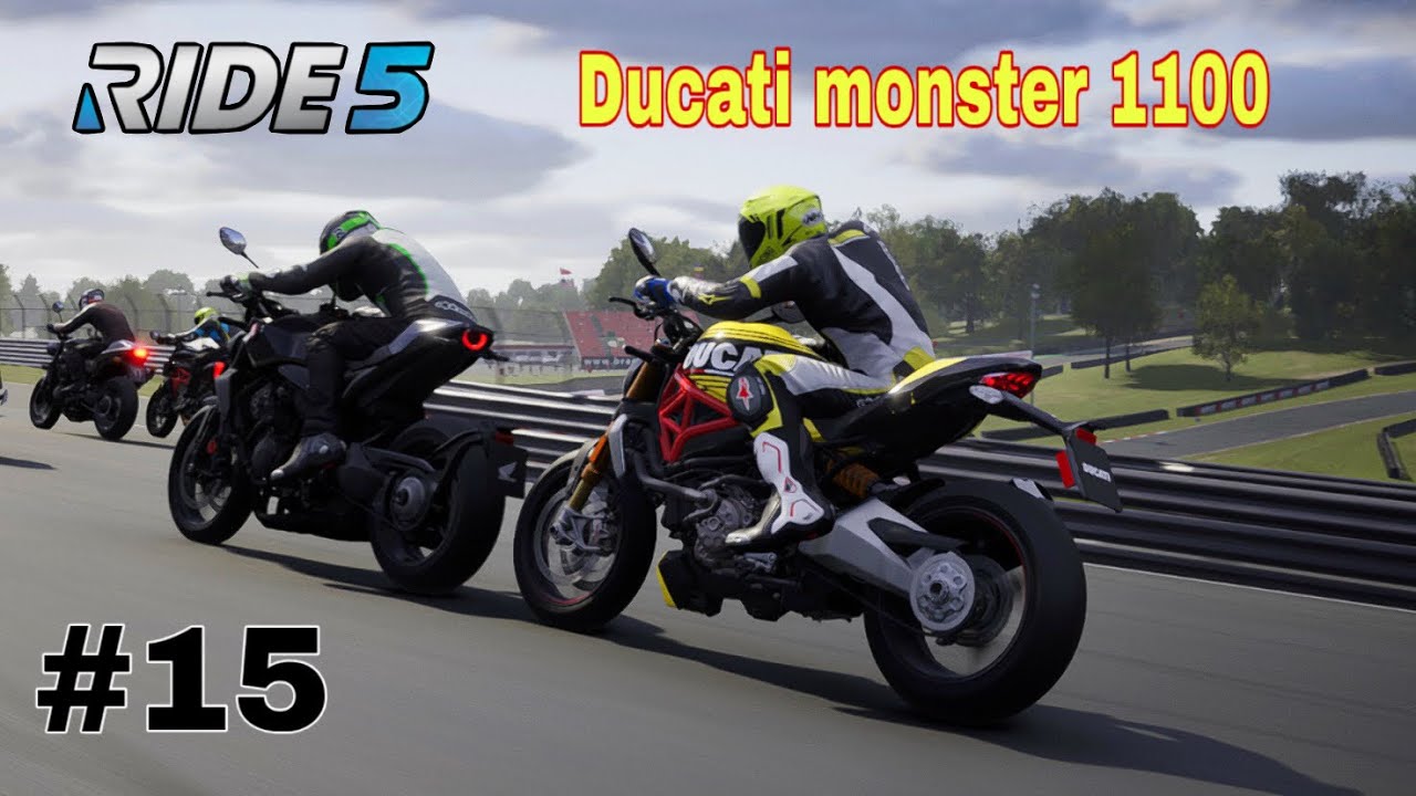 Ride 5 - Ketika Motor jalanan di adu balap di circuit | ini dia Ducati monster 1100 spesial edition 