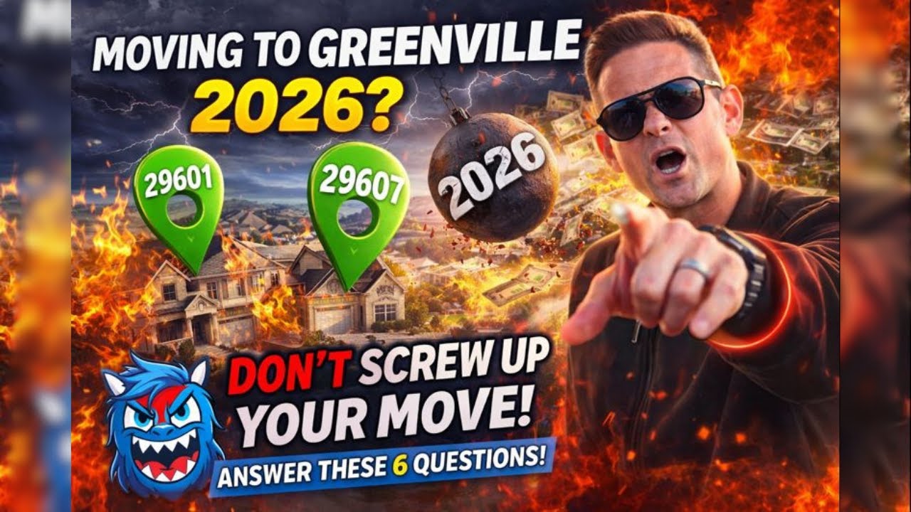 Moving to Greenville SC in 2026 | 6 Questions to Choose the Right Area