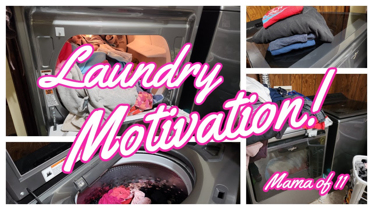 Laundry Motivation 2023/Do Laundry With Me!/Washing, Drying, Folding & Putting Away