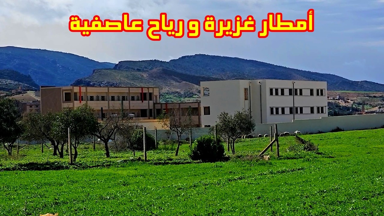 أمطار غزيرة ورياح عاصفية هذا اليوم في إقليم بركان
