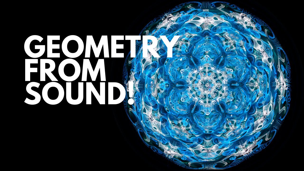 Sound forming Geometric Patterns in Water - CYMATICS Raw Uncut experimenting - Visible Sound