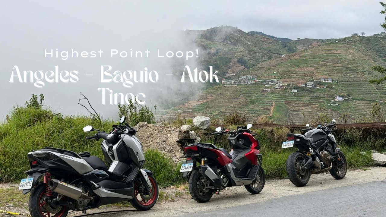 Angeles - Baguio - Atok - Tinoc Ride | Year Welcome Ride | Highest Point Loop | ADV-XMAX-CB650
