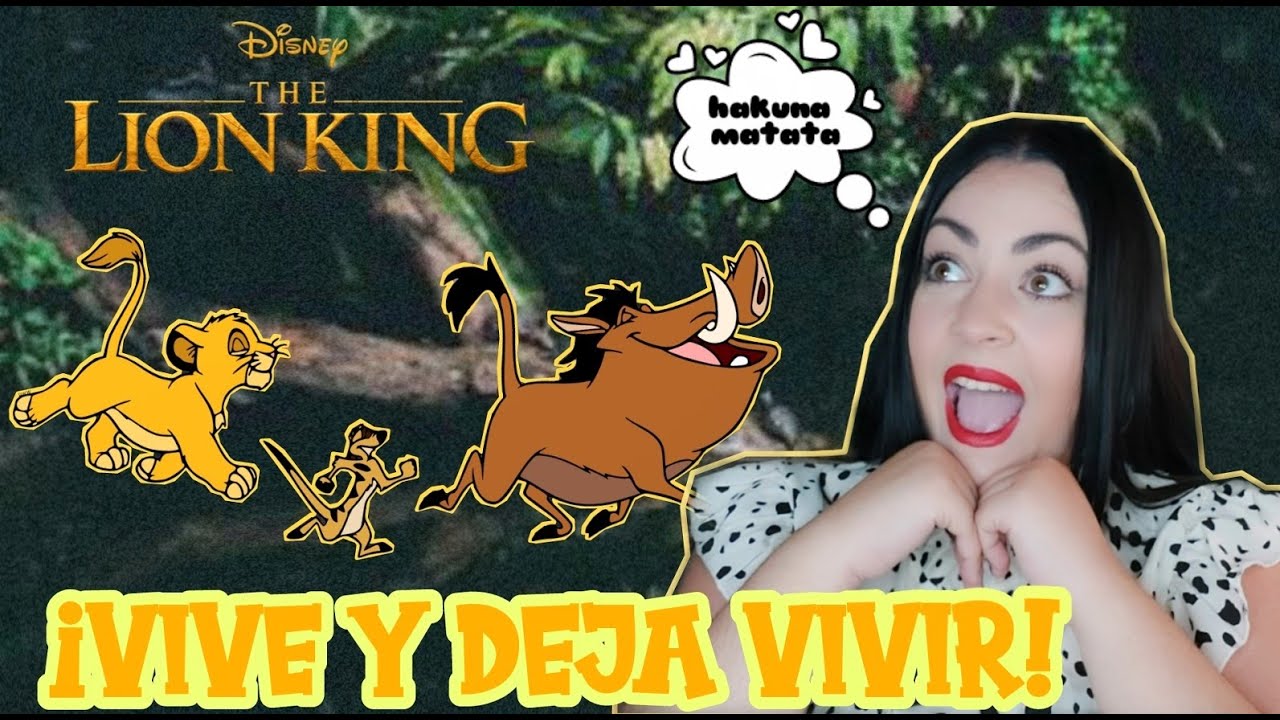 Española reaccionando a HAKUNA MATATA - EL REY LEÓN | doblaje CASTELLANO vs LATINO #Disney