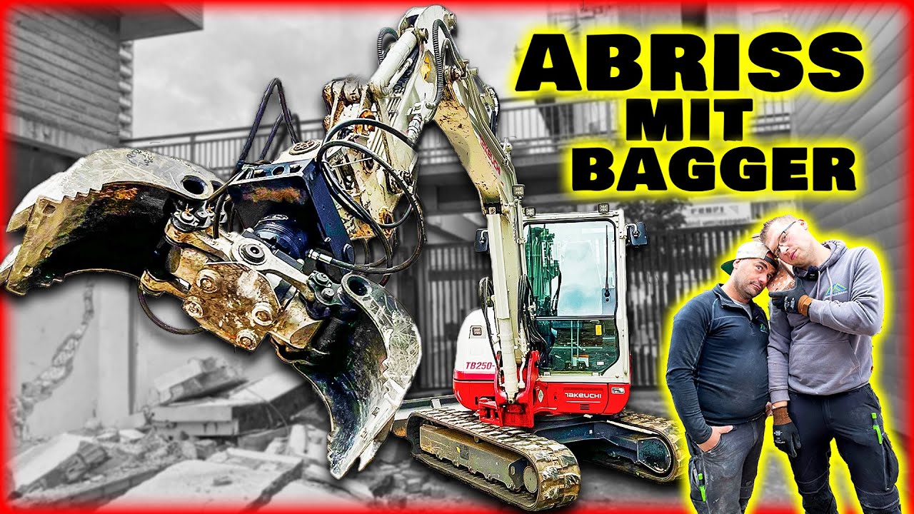 Ist der ABRISS mit BAGGER & GREIFER so richtig?! | Home Build Solution