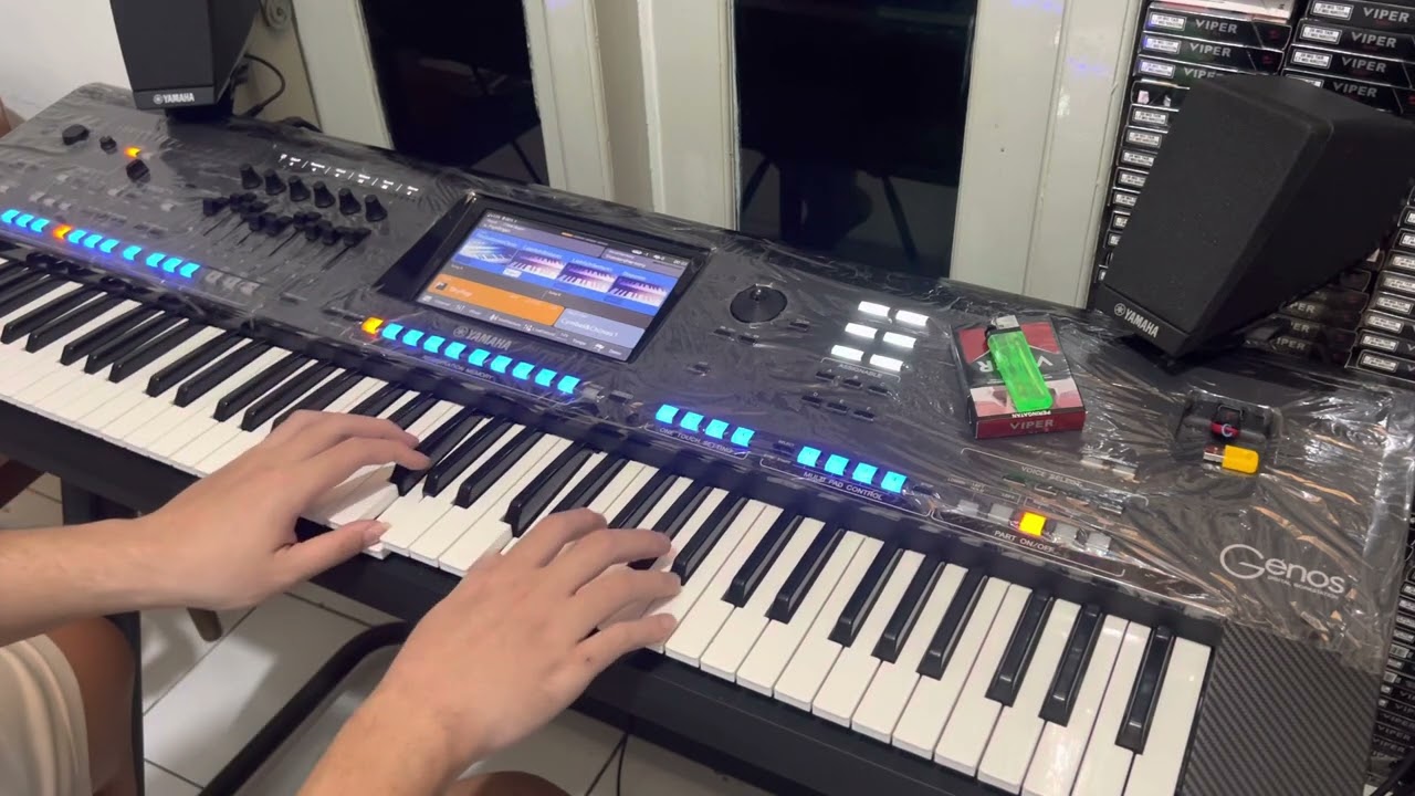 Review suara register pipe organ on yamaha genos