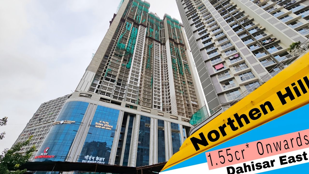 2BHK/3BHK/JODI flat for sale in Northern Hills, Dahisar East with Mandir and Jain Derasar inside