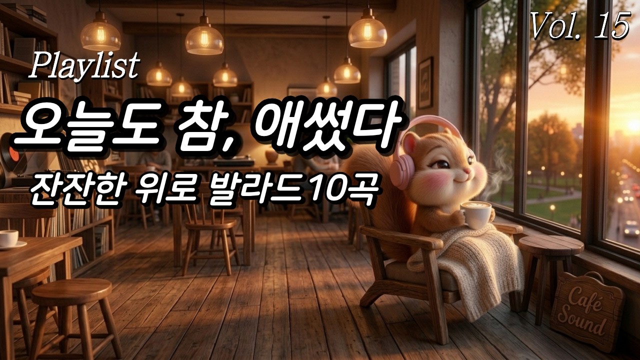 [Playlist]잠시 쉬어가고 싶을 때 듣는 잔잔한 노래 모음☕카페에서 듣기 좋은 노래 💗 플레이리스트 국내 감성 노래 일하면서,공부할때,드라이브 할때,휴식하면서 들는 노래