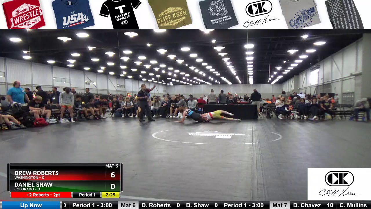 Mat 6 132 Drew Roberts Washington Vs Daniel Shaw Colorado