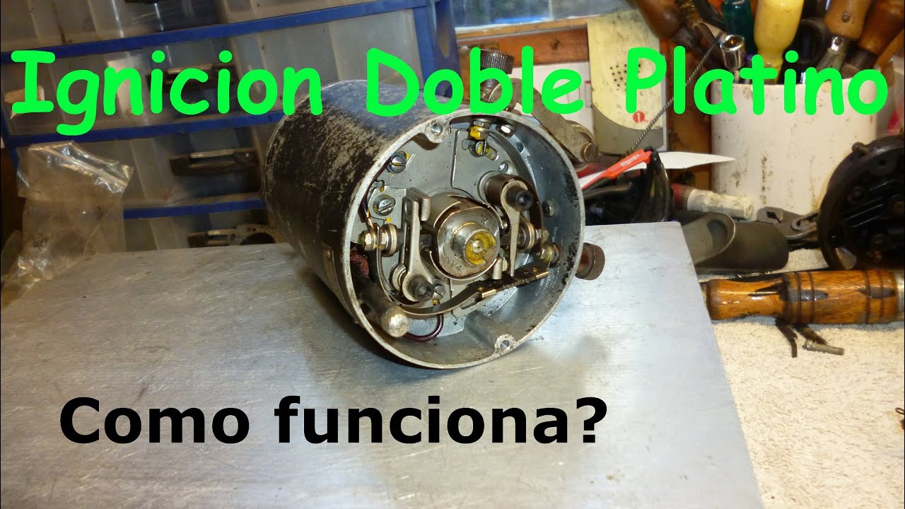 Como funciona una ignicion automotriz doble platino. Caso Scintilla Vertex VM4. vieja escuela.