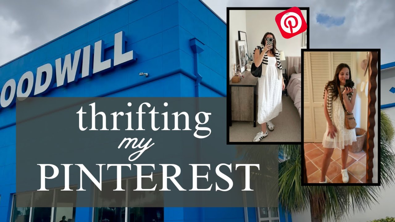 Thrifting my Pinterest | simple & classy outfit ideas for Summer!