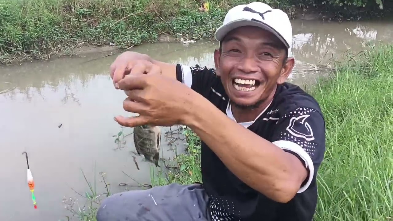 rekor baru di sungai mancing ikan nila liar mancing ikan nila babon