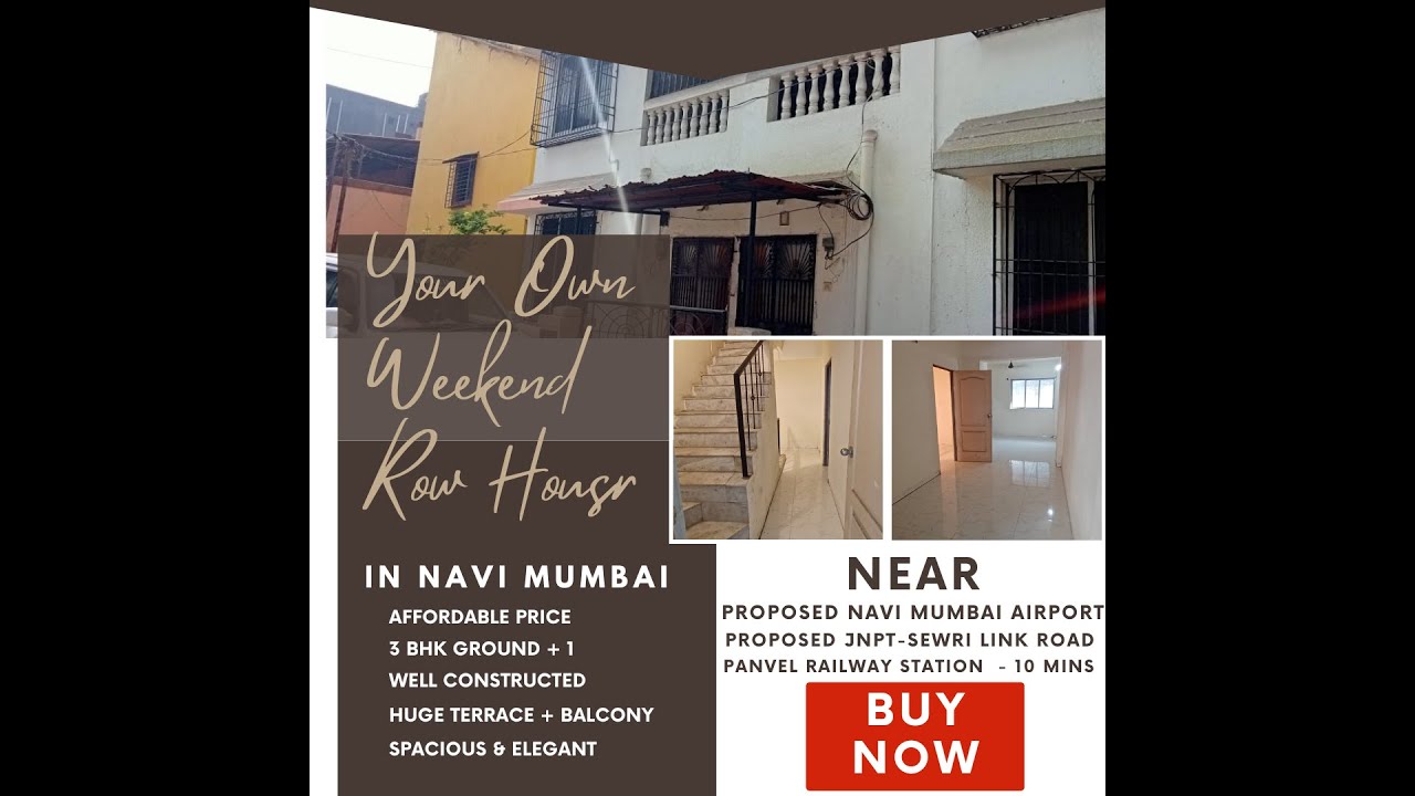 3BHK Row House/Villa for sale | Adai New Panvel Navi Mumbai | Affordable 😮 | near Panvel station