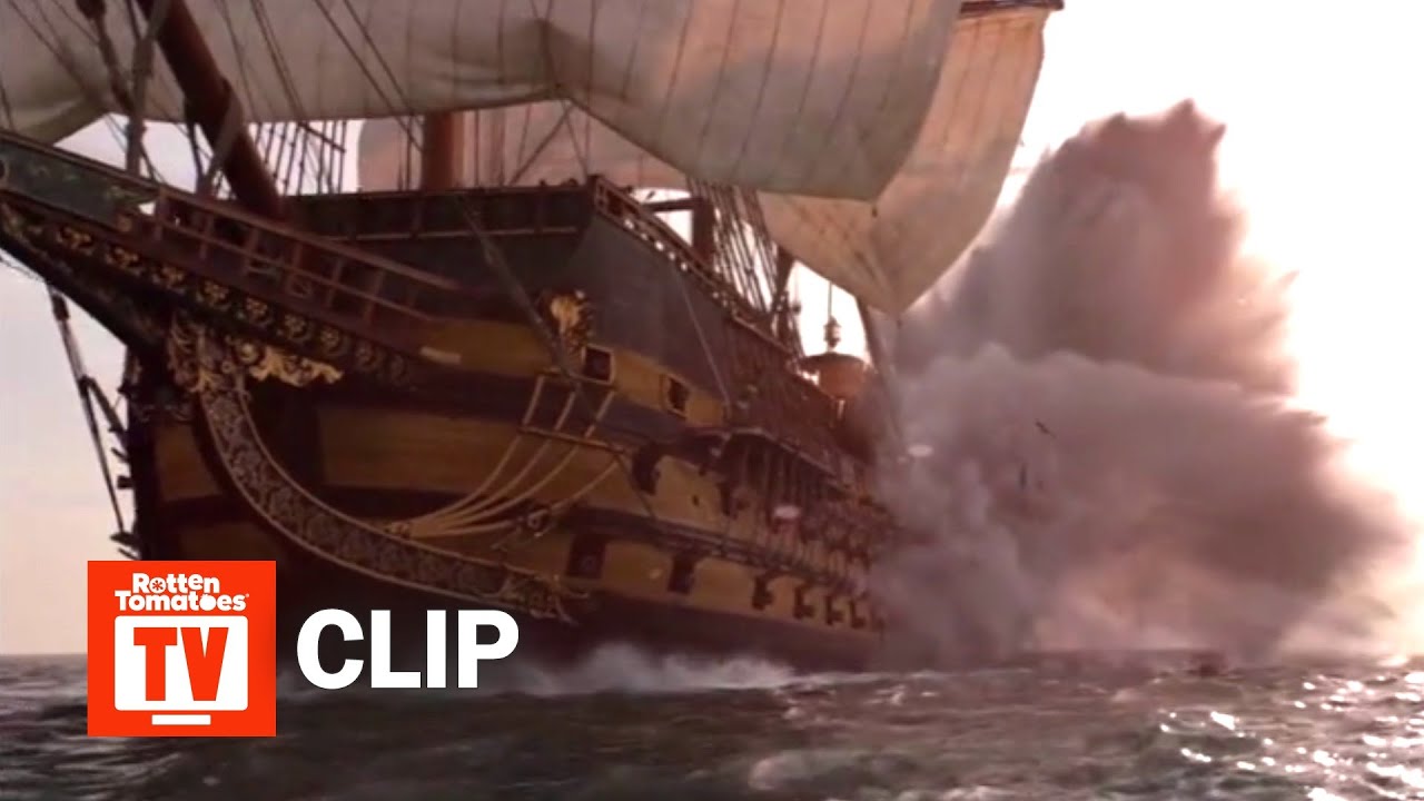 Crossbones (2014) - Pirate Ship Battle Scene | Rotten Tomatoes TV