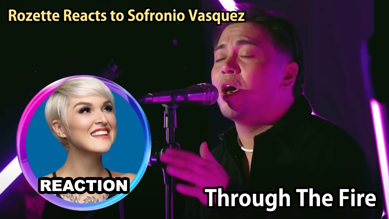 Vocal Coach Rozette Reacts to Sofronio Vasquez  - Through The Fire (by Chaka Khan) #sofroniovasquez